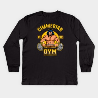 Cimmerian Gym Kids Long Sleeve T-Shirt